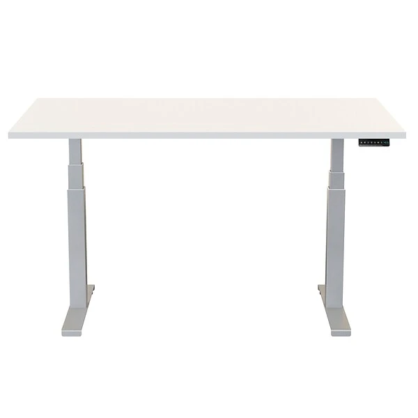 Fellowes Cambio 25"-50" Height Adjustable Standing Desk, White (9788101) 1 Fellowes Cambio 25"-50" Height Adjustable Standing Desk, White (9788101)