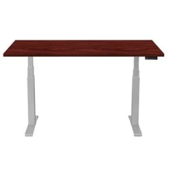 Fellowes Cambio 25"-50" Height Adjustable Standing Desk, Mahogany (9789102MHGNY)