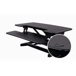 Flexispot AlcoveRiser 19.9"H X 35.8"W X 24"D Plastic Laptop Riser, Black (EM7MB)